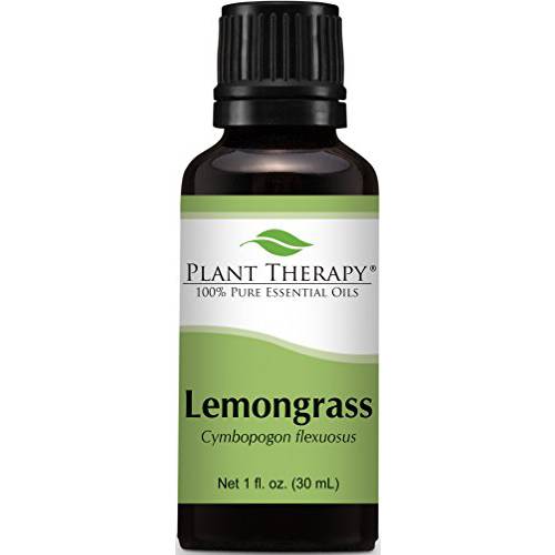 Plant Therapy Lemongrass Essential Oil 100% Pure, Undiluted, Natural Aromatherapy, Therapeutic Grade 30 mL (1 oz)