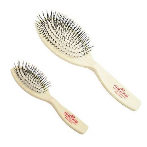 Phillips Brush Light Touch 1 and 2 Oval Cushioned Brush Combo Pack