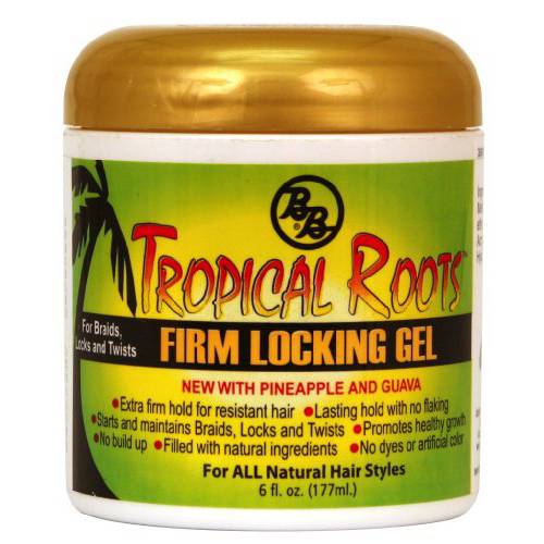 Bronner Brothers Tropical Roots Firm Locking Gel, 6 Fl Oz