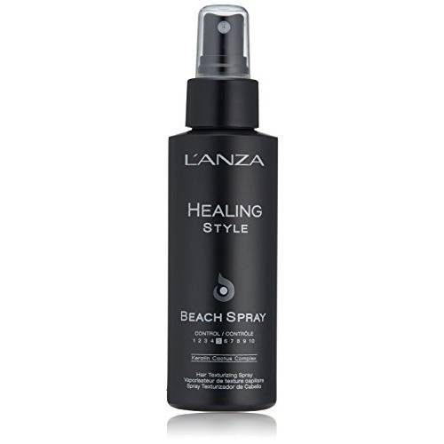 L’ANZA Healing Style Beach Spray with Medium Hold Effect - Eliminates Frizz, Detangles and Boosts Hair´s Shine, With UV and Heat Protection to prevent sun and styling damage (3.4 Fl Oz)
