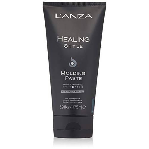 L’ANZA Healing Style Molding Hair Styling Paste with Medium Hold Effect, Nourishes and Refreshes Dry and Flaky Scalp While Styling, With Keratin and UV Rays Protection to Prevent Damage (5.9 Fl Oz)