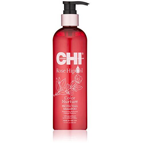 CHI Rosehip Oil Protecting Shampoo, 11.5 FL Oz