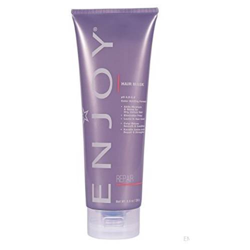 Enjoy Hair Mask 8 Oz 227 Grams | Add Moisture & Shine, Repair and Strengthen Dry, Unruly Hair | Color Safe | pH 4.5-5.5 | Sulfate-Free