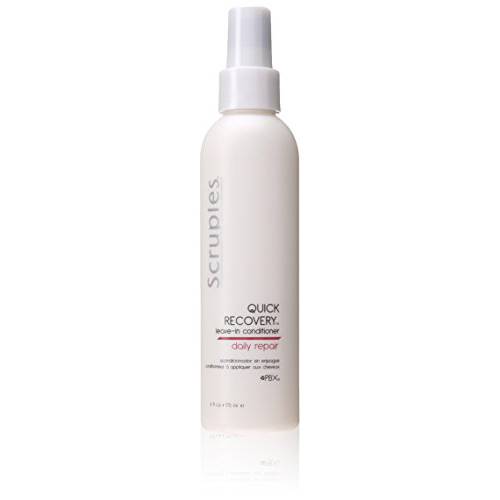Scruples Quick Recovery Leave-in Conditioner Spray - Detangles, Conditions & Hydrates Hair - Safe for Color Treated Hair - Intense Repair Smooth Formula for Men & Women