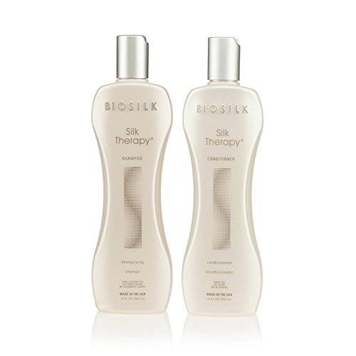 BIOSILK Silk Therapy Duo Set Shampoo and Conditioner 12 Oz