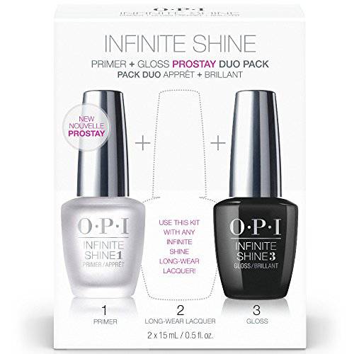 OPI Infinite Shine ProStay Primer and Gloss, Base Coat, Top Coat, 0.5 fl oz