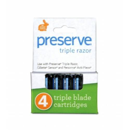 Preserve PRE-5091P2 Triple Razor Replacement Blade44 4-Pack. This multi-pack contains 2 packs.