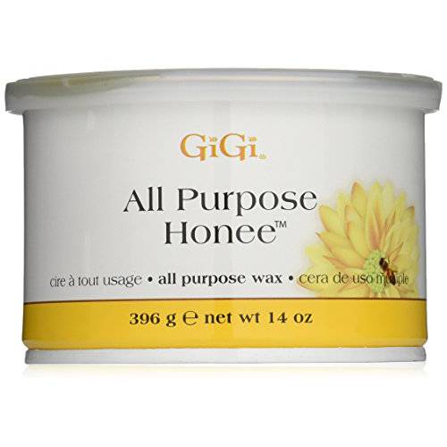 GiGi All Purpose Honee Hair Removal Soft Wax for All Skin and Hair Types, 14 oz