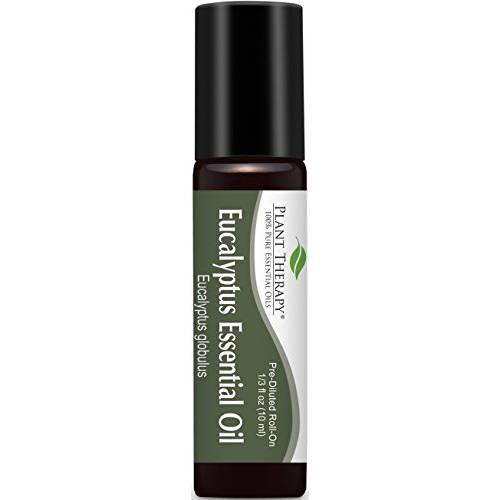 Plant Therapy Eucalyptus Pre-Diluted Roll-On 10mL (1/3 oz) 100% Pure, Therapeutic Grade