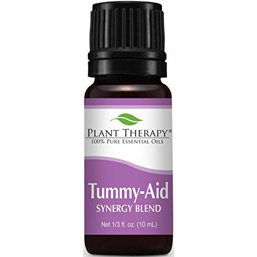 Plant Therapy Tummy Aid Essential Oil Blend 10 mL (1/3 oz) 100% Pure, Undiluted, Therapeutic Grade