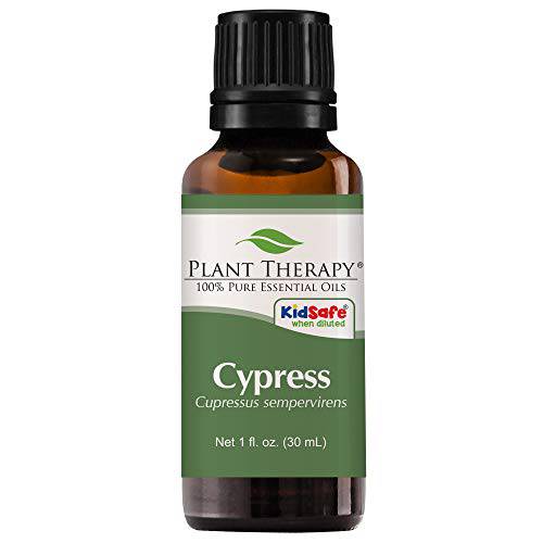 Plant Therapy Cypress Essential Oil 100% Pure, Undiluted, Natural Aromatherapy, Therapeutic Grade 30 mL (1 oz)