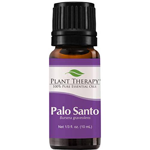 Plant Therapy Palo Santo Essential Oil 100% Pure, Undiluted, Natural Aromatherapy, Therapeutic Grade 10 mL (1/3 oz)