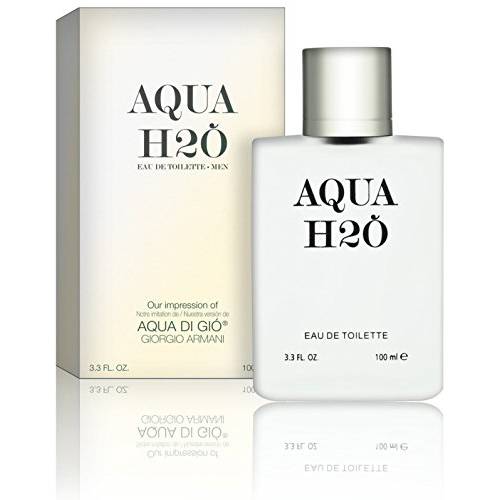 Recaro North - Aqua H2O - Eau De Toilette - Impression of Aqua Di Gio, 3.3 fl oz