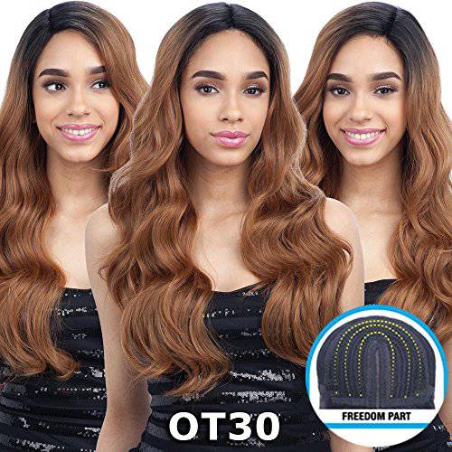 FreeTress Equal Freedom Part Lace Front Wig - 202 (26) (1B Off Black)