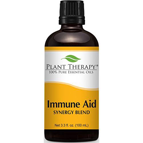 Plant Therapy Immune Aid Essential Oil Blend 100 mL (3.3 oz) 100% Pure, Undiluted, Therapeutic Grade