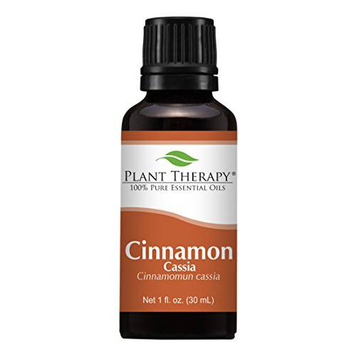 Plant Therapy Cinnamon Cassia Essential Oil 30 mL (1 oz) 100% Pure, Undiluted, Therapeutic Grade