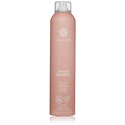 Onesta Hair Care Plant Based Refresh Dry Shampoo for Hair, 7 Ounce Spray