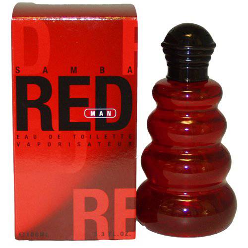 Samba Red By Perfumers Workshop For Men. Eau De Toilette Spray 3.4 Ounces
