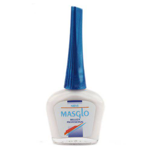 MASGLO Nail Polish || NIEVE ||- Made in COLOMBIA - Masglo Esmalte Para Unas 13.5 ml NEW