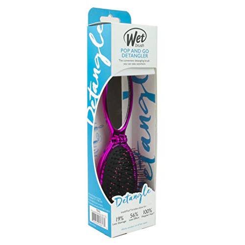 Wet Brush Pop & Go Detangler Hair Brush, Ea, Pink, 1 Count