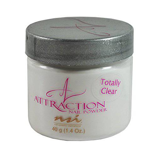 NSI Attraction Acrylic Nail Powder – Totally Clear – 1 Pack