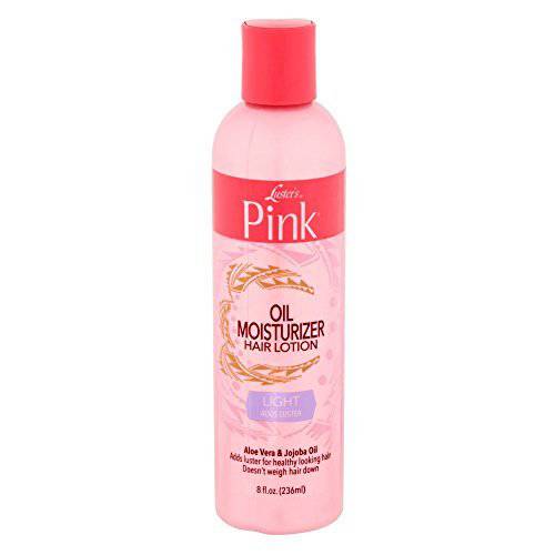 Luster’s Pink Oil Moisturizer Hair Lotion Aloe Vera & Jojoba Oil 8 oz ( Pack of 2)