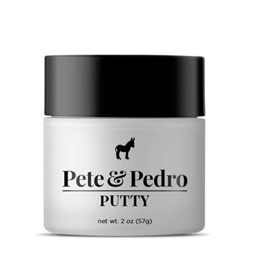 Pete & Pedro PUTTY - Hair Putty for Men | Strong Hold and Matte Finish, Low Shine Hair Clay | As Seen on Shark Tank, 2 oz.