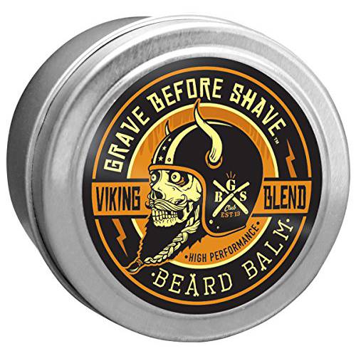 GRAVE BEFORE SHAVE™ Viking Blend Beard Balm (4 ounce)