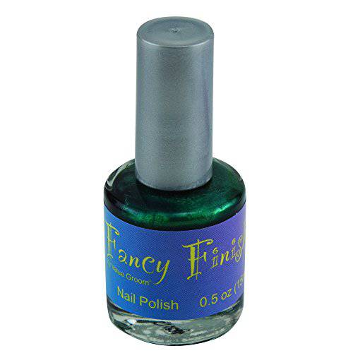 Fancy Finishes by Value Groom Gemstone Shimmer Nail Polish, Emerald