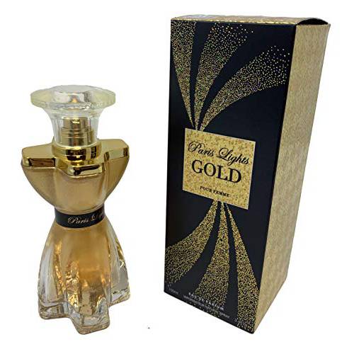PARIS LIGHTS GOLD 3.4oz EDP-SP(impression perfume of GOLD RUSH BY PARIS HILTON)
