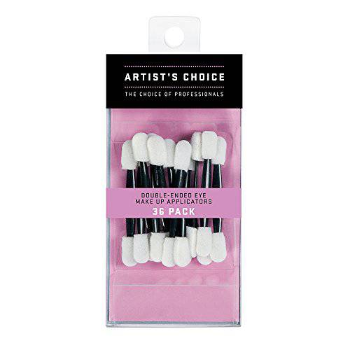 Artist’s Choice Double Ended Eye Shadow Applicators, Maximize Usage and Reduce Waste, Soft Sponge Pad Tips, Small Size Stores Easily, Precise Application, Sanitary Single-Use Option, Pack of 108