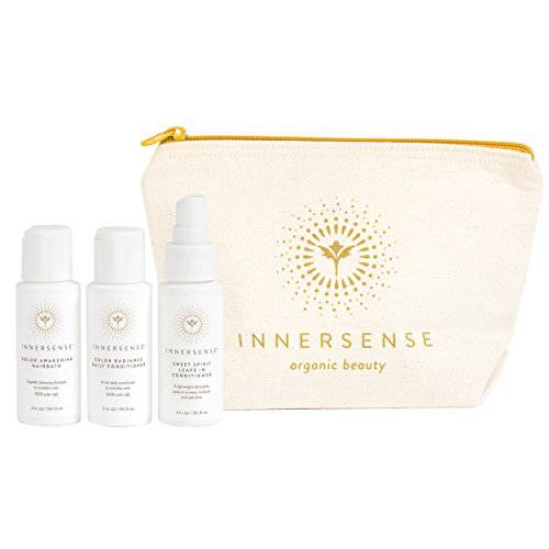 INNERSENSE Organic Beauty - Natural Color Travel Hair Trio | Non-Toxic, Cruelty-Free, Clean Haircare