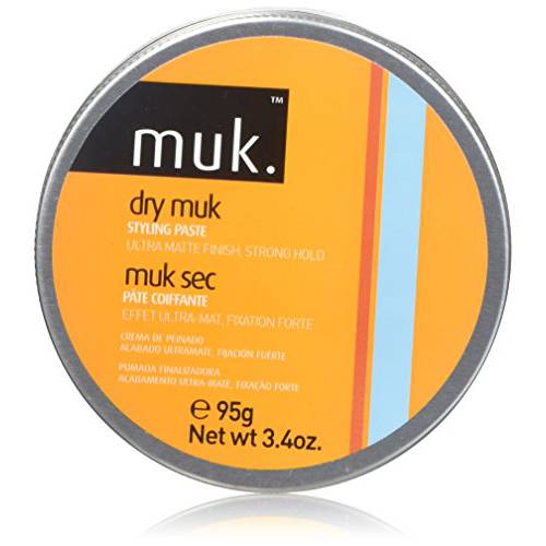Muk Haircare Dry Strong Hold Styling Paste, 3.4 Ounce