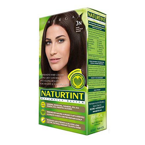 (2 Pack) - Naturtint - Hair Dye - 3N Dark Chestnut Brown | 135ml | 2 PACK BUNDLE