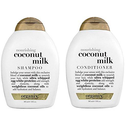 Organix Nourishing Coconut Milk Shampoo + Conditioner (combo Pack), 13 Ounce