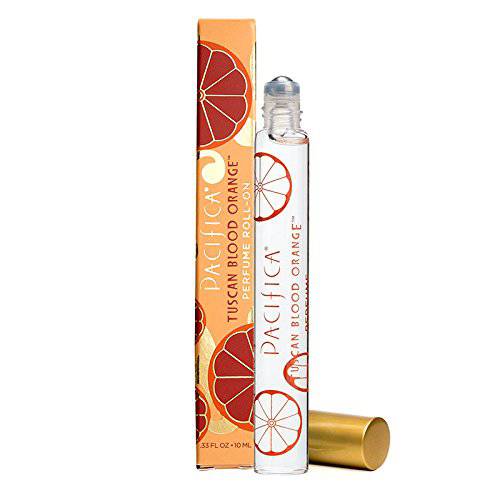 Pacifica Beauty Tuscan Blood Orange Rollerball Clean Fragrance Perfume, Made with Natural & Essential Oils, 0.33 Fl Oz | Vegan + Cruelty Free | Phthalate-Free, Paraben-Free | Travel Size