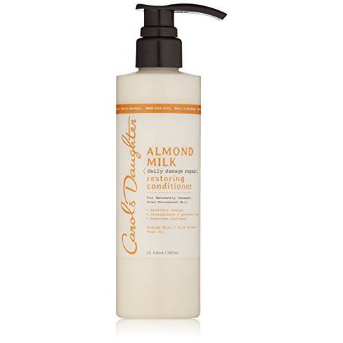 Carol’s Daughter Almond Milk Restoring Conditioner for Extremely Damaged Hair and Over Processed Hair, 12 fl oz , 12 fl oz