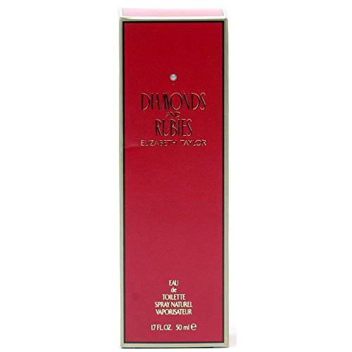 Elizabeth Taylor Arden- Diamonds & Rubies for Women Eau De Toilette Spray, 1.7 Fl Oz