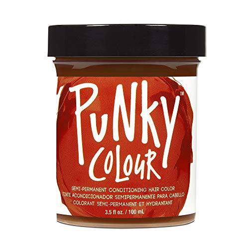 Punky Fire Semi Permanent Conditioning Hair Color, Non-Damaging Hair Dye, Vegan, PPD and Paraben Free, Transforms to Vibrant Hair Color, Easy To Use and Apply Hair Tint, lasts up to 25 washes, 3.5oz