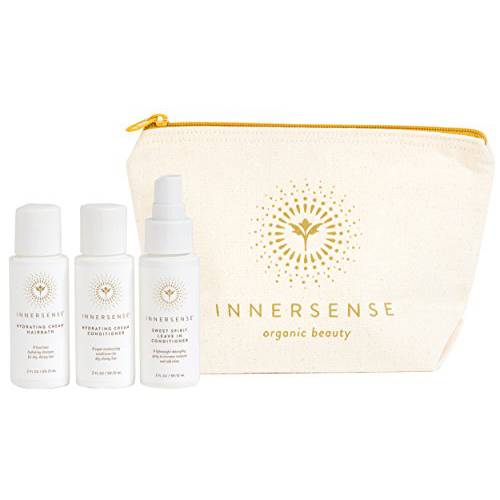 Innersense Organic Beauty - Natural Hydrating Travel Hair Trio | Non-Toxic, Cruelty-Free, Clean Haircare