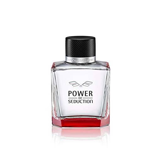 Antonio Banderas Perfumes - Power of Seduction - Eau de Toilette Spray for Men - Fruity, Soft and Daring Fragrance - 3.4 Fl Oz