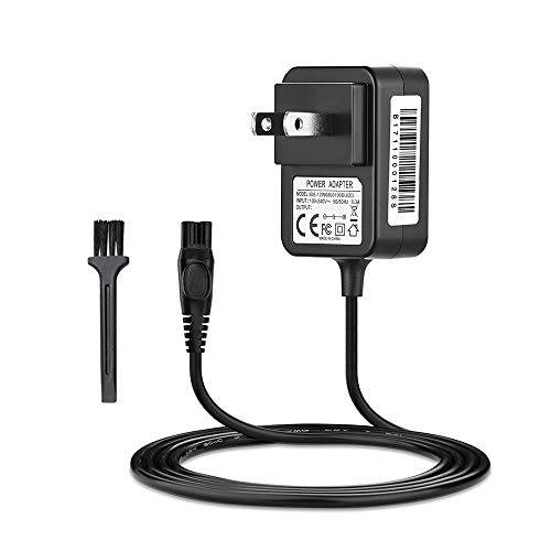 IBERLS Power Cord for Philips QP2630 HQ850 Replacement Charger 0.8W / 8V, Compatible for Norelco One Blade Razor QP2530 / HQ912 / HQ913 / HQ914 / HQ915 / HQ916 / HQ988 Trimmer Charging Cable Adapter