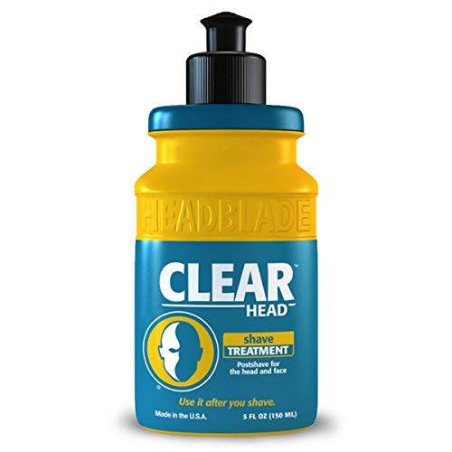HeadBlade ClearHead Men’s Refreshing Post Shaving Aftershave Lotion Help prevent Ingrown Hair & Irritation - 5oz