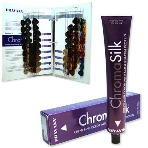 PRAVANA ChromaSilk Creme Hair Color with Silk Keratin Protein, 4.52 Mahogany Beige Brown