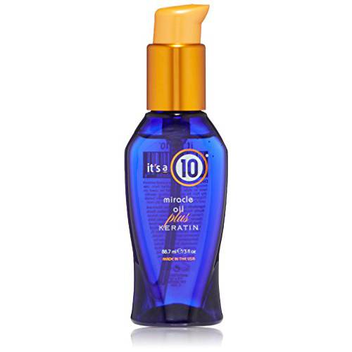 It’s a 10 Haircare Miracle Oil Plus Keratin, 3 fl. oz. (Pack of 1)