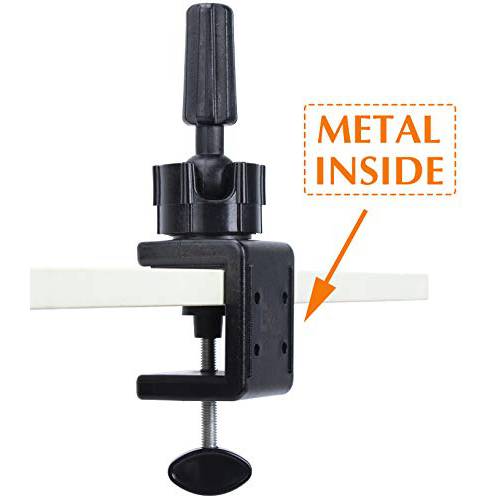 GEX Iron Wig C Clamp Stand Holder for Canvas Block Head Mannequin Manikin Training Practice Head Wig Display Styling