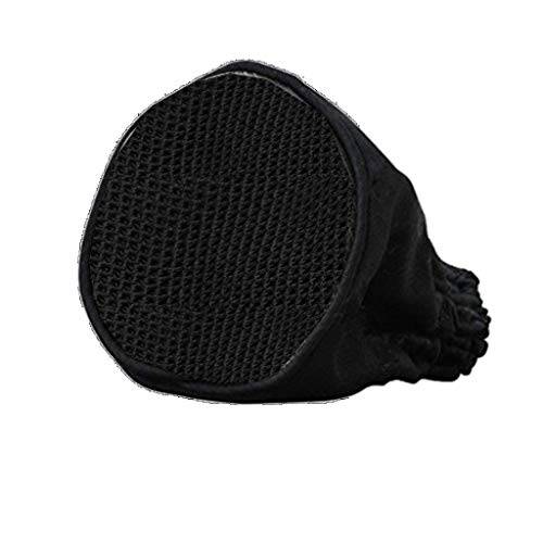Hairdressing Foldable Canvas Black Universal Hair Dryer Sock Diffuser Travel Wind Blower Attachment Cover