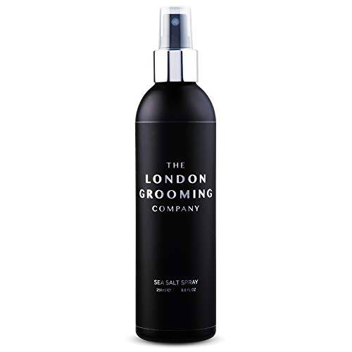The London Grooming Company Sea Salt Spray For Men | Firm All-Day Hold | Matte Finish | Easy To Wash Out | Messy/Textured Look | 8.8 Fl Oz (250ml)
