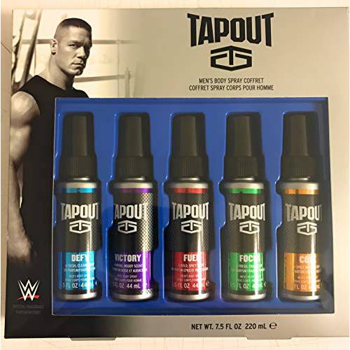 Tapout Men’s Body Spray Five Pack Gift Set