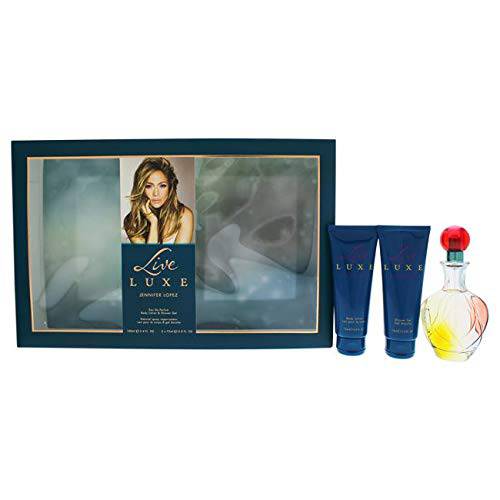 Jennifer Lopez Live Luxe By Jennifer Lopez for Women - 3 Pc Gift Set 3.4oz Edp Spray, 2.5oz Shower Gel, 2.5oz Body Lotion, 3count